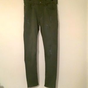 Skinny Fit & Denim green size 14Y jeans